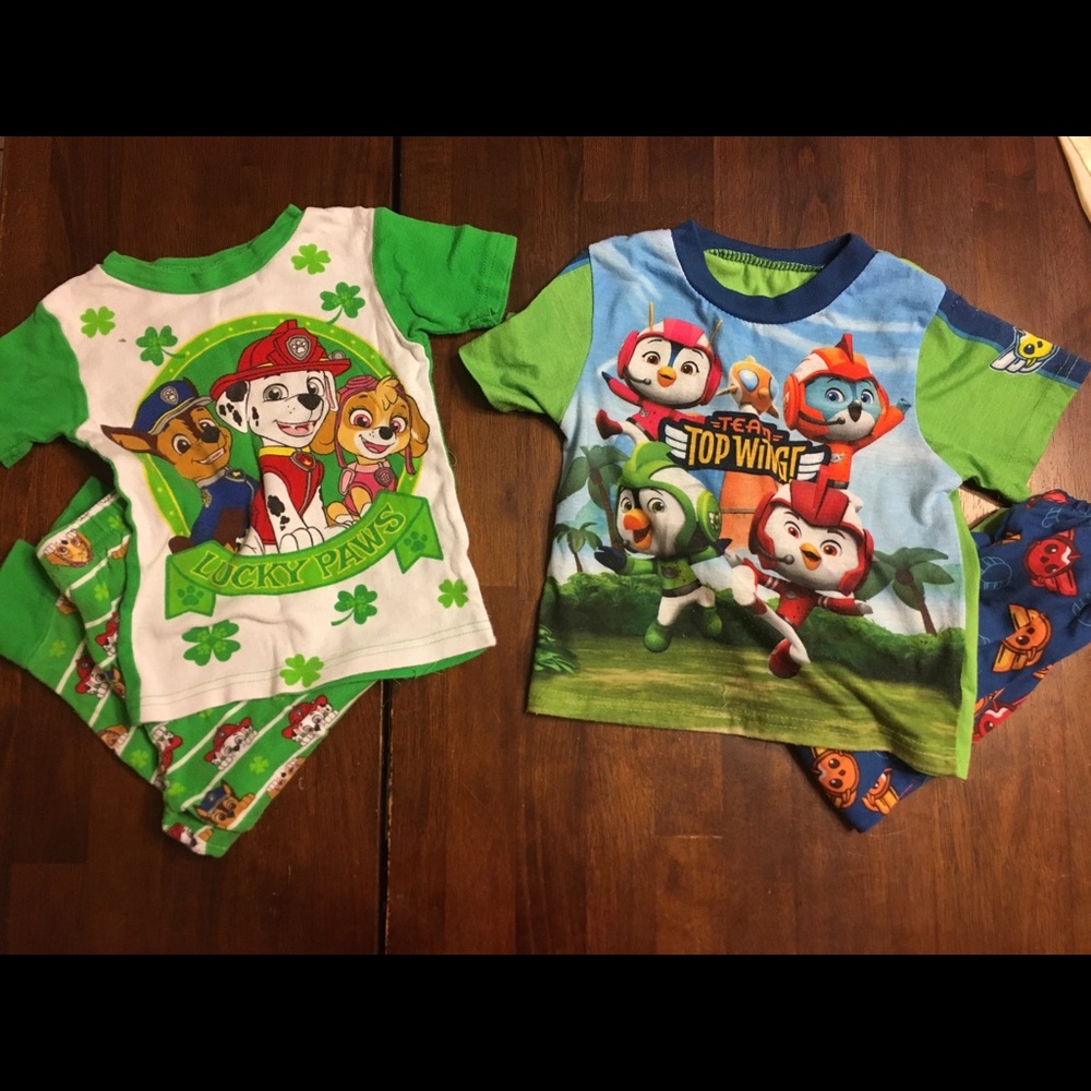 3t and 4t pajama bundle boys